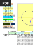 Initial Conditions: x1 - 4 Y1 0 x2 2 Y2 - 2 v1x 0 V1y - 2 v2x 0 V2y 1