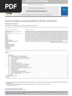 Calcium, Phosphorus, and Bone Metabolism in The Fetus and Newborn