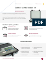 Instrumento de Equilibrio Portátil Modelo 246: Resultados Rápidos y Portátiles