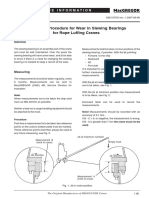 Measuring Procedure For Wear in Slewing Bearings For Rope Luffing Cranes