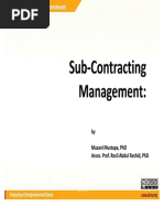 OCW SubContract Management