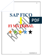 Sap Fico: Fi Material