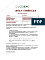 Semiologia DUODENO