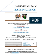 Grade 7 Int Sci Midterm 1 Exam