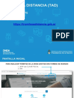 Trámites A Distancia (Tad) : Inicio Del Trámite