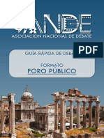 Guía de Debate Foro Público