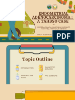 Endometrial Adenocarcinoma A Tahbso Case