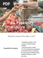 Feasibilty Analysis - Uji Kelayakan Bisnis