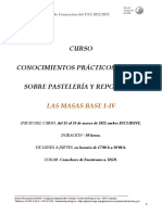 Curso: Las Masas Base I-Iv