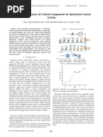 Cyber Security Issues of Critical Components For Industrial Control System