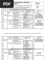 PLANIFICACIÓN II MOMENTO AÑO ESCOLAR 2022-2023 Castellano 4to Año