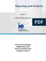 Financial Reporting and Analysis: - Session 2-Professor Raluca Ratiu, PHD