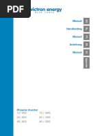 Manual Phoenix Inverter 800VA and 1200VA EN NL FR DE ES