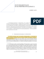 Alexy, Los Derechos Fundamentales y El Principio de Proporcionalidad