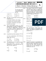 Brilliant: Repeaters Neet Model Exam - Unit I, Ii, Iii, Iv, V