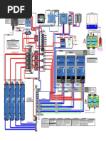 3 Phase 5KW24V Quattro II System VEBus BMS 2xSBP 4x200ah Li Cerbo GX Touch 50 MPPT Generator