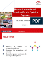 QUÍMICA ORGÁNICA SEMANA 1 (SESIÓN 1 y 2) YSABEL NEVADO ROJAS Marzo 2023