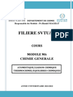 Maghat Cours Chimie Generale SVT-S1 2021-2022