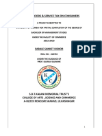 Impact of Goods and Service Tax On Consumers, GST