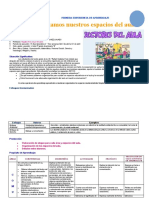 "Organizamos Nuestros Espacios Del Aula": Datos Generales