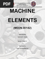 Machine Elements Quiz 1