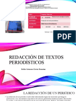 Redaccion de Textos Periodisticos