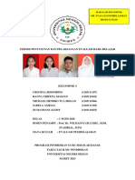 Makalah Kelompok 4 - Evaluasi Pembelajaran - Teknik Penyusunan Dan Pelaksanaan Evaluasi Hasil Belajar