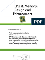 The CPU & Memory - Design and Enhancement