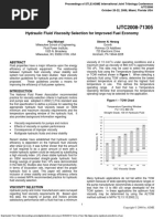 IJTC2008-71305: Hydraulic Fluid Viscosity Selection For Improved Fuel Economy