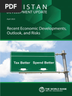 April 2023 Pakistan Development Update Report