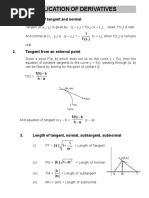 Application of Derivatives