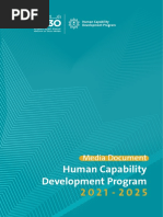 Human Capability Development Program Delivery Plan