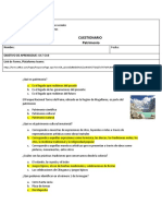 Cuestionario Patrimonio: Nombre: Objetivo de Aprendizaje: Oa7 Oa8 Link de Forms, Plataforma Teams