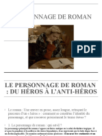 Cours de Français - Le Personnage de Roman