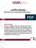 Slides Auxílio Doença e Aposentadoria Por Invalidez