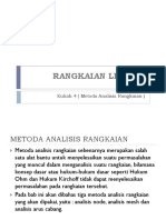 Kuliah 4. Metode Analisis Rangkaian