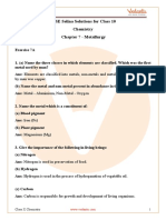 ICSE Selina Solutions For Class 10 Chemistry Chapter 7 - Metallurgy