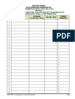 Daftar Hadir Compres 2003