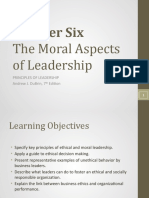 Chapter Six: The Moral Aspects of Leadership