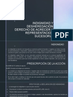 12.indignidad, Desheredacion, Derecho A Acrecer y Representacion Sucesoria