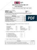 Universidad Tecnológica Del Perú "Utp": Química Física Fisica Quimica Fisica Quimica