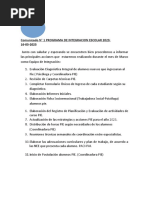 Comunicado #1 Programa de Integracion Escolar 2023