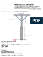 Kebutuhan Tiang Listrik (PT. MAKMUR SUKSES BATUBARA)