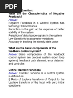 Control System Viva Question