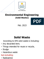 Environmental Engineering: (Solid Wastes)