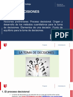 Toma de Decisiones: Escuela de Administración