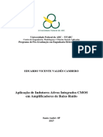 Aplicação de Indutores Ativos Integrados CMOS em Amplificadores de Baixo Ruído