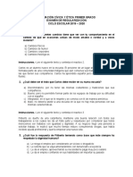 Examen de Regularización. Primer Grado