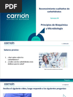 Reconocimiento Cualitativo de Carbohidratos: Principios de Bioquímica y Microbiología