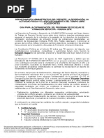 Departamento Administrativo Del Deporte, La Recreación, La Actividad Fisica Y El Aprovechamiento Del Tiempo Libre Coldeportes